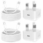 for iPhone Charger Fast Charge, 2Pack PD 20W Fast Apple Charger Cable 2M, iPhone Fast charger Plug with USB C To Lightning Cable for iPhone 14 13 12 11 Pro Max XS XR X 8 7 6 Plus, iPad and iPod