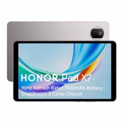 HONOR Pad X7, 90Hz Eye Comfort Display, 64GB Storage, 7020mAh Battery, Snapdragon 8 Cores Chipset,Slim Metal Body,AI Call Noise Cancellation,Android 15,Grey