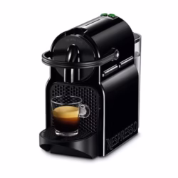 Nespresso DeLonghi EN 80.B - Inissia Capsule Coffee Pod Machine - Auto Brew Stop, fast Heat-up, auto Off - 0.8 Liters, 19 Bar - incl. 16 Pods - black