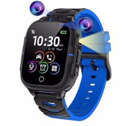 Kids Smart Watch for Boys Girls, Calls, Phone, SOS, 24 Games, 2 Cameras, Smart Watch for Kids with Flashlights MP3 Music Alarm for Christmas Birthday Gifts