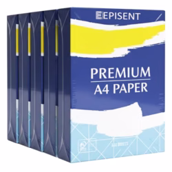 A4 White Paper Sheets - 80gsm Bright White, Stronger, Sharper & Acid Free - Office Printer, Copier and Multifunction Laser Inkjet Compatible - 500 Sheets per Ream (A4 1 Ream X 5)