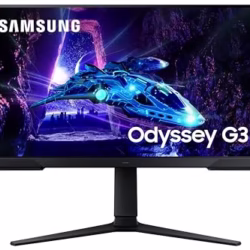 Samsung Odyssey G3 LS27DG302EUXXU 27" 180Hz 1ms FullHD Gaming Monitor - 1920x1080, HDR10, HDMI, Displayport, Freesync, Height Adjust