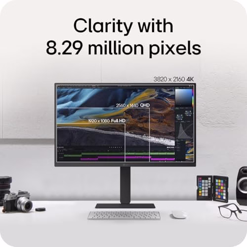 LG UltraFine Monitor 27U730A-B - 4K UHD IPS 27 inch, 60Hz, 5ms GtG, HDR10, Home/Office Display, Eye Care features, Built-in Speakers, HDMI, DisplayPort, USB-C with 90W PD, Black - Image 2