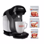Tassimo by Bosch Style Friendly Pod Coffee Machine with 40 Kenco Drinks Starter Bundle, TAS112EGBC - Black