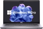 Dell Latitude 5410 14-inch Laptop, Intel Core i5-10310U, 16GB RAM, 512GB SSD, UK Keyboard, Windows 11 Pro - Black (Renewed)