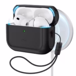 ESR for AirPods Pro 3 Case, Compatible with AirPods Pro Case 3rd Generation (2025), Compatible with MagSafe, Full Drop Protection Cover with Lanyard, Black