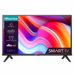 Hisense 32 Inch HD VIDAA Smart TV 32A4KTUK - Natural Enhancer, HDMI, Share to TV, and Youtube, Freeview Play, Netflix and Disney+ (2023 Model), Operating System VIDAA