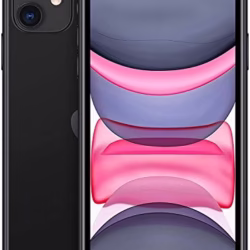 Apple iPhone 11, 64GB, Black (Renewed)