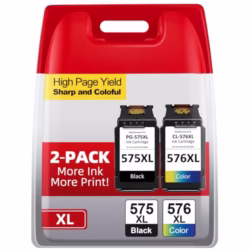 575 576 Ink Cartridges, PG-575 XL CL-576 XL Replacement for Canon 575 576 Ink Cartridges Original for PIXMA TS3550i TS3750i TS3551i TS3751i TR4750i TR4751i TR4755i TR4756i