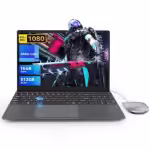 15.6" Laptop PC Quad-Core N95 Processor Laptop Computer Up to 3.4GHz,16GB DDR4 512GB SSD UHD Graphics Netbook with Webcam,Touch ID Support WiFi, BT