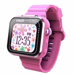 VTech KidiZoom Smart Watch Max, Watch For Kids With Games, Dual Camera For Photos & Selfies, 8 Games, Pedometer, Colour Screen, Funny Effects & More, For Infants aged 4, 5, 6, 7 + Years, Pink