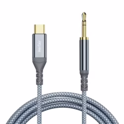Aux to USB C,Type C to 3.5mm Audio Jack Cable Extension Cord for Car Stereo,Headphone,Speakers Compatible with Samsung Galaxy S21 S20 Ultra Note 20/10, iPad Pro, Huawei 1.2M (Aux to USB C 1 Pack)