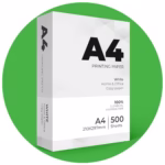 Multi-Purpose A4 Printer Paper - 500 Sheets, Smooth White Paper Surface, Compatible A4 Paper with Inkjet, Laser Printers & Copiers, Ideal for Home & Office Use (1 Ream)