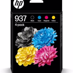 HP 937 CMYK Original Ink Cartridge 4-Pack