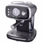 Quest 36569 Espresso Coffee Machine With Milk Frother / 1.2L Water Tank and Drip Tray/Steam Ready and Temperature Indicator/For Ground Coffee Beans / 15 Bars of Pressure