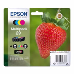 Epson 29 Strawberry Genuine Multipack, 4-colours Ink Cartridges, Claria Home Ink