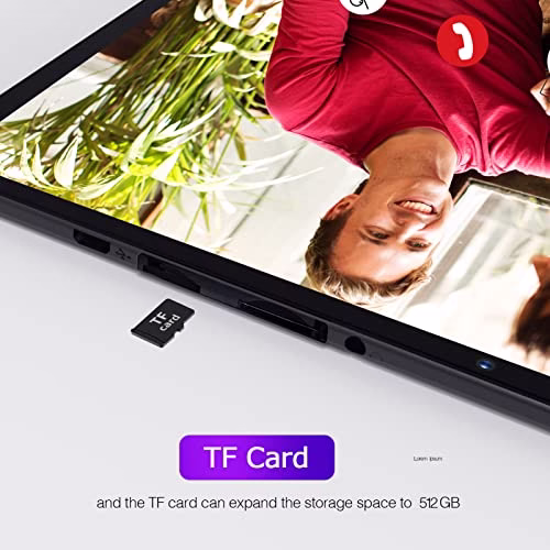 PRITOM 10 inch WiFi Tablet Android 13, 64GB ROM, Expandable to 512GB, Quad Core Processor, HD IPS Screen, 6000 mAh Battery, Dual Camera, Bluetooth, Tablet (Black) - Image 5