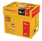 NAVIGATOR A4 Colour Document (Pack of 8 half Reams), White, 120 g
