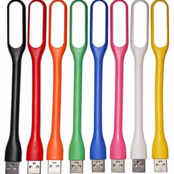 8 PCS Mini USB LED Light, Flexible Gooseneck Reading Lamp for Laptop Computer Keyboard, Portable and Powered
