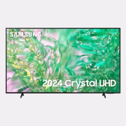 Samsung DU8070 Crystal UHD 4K 43 Inches Smart TV, With Object Tracking Sound Lite, AirSlim, Gaming Hub, Crystal Processor 4K, Smart TV powered by Tizen, UE43DU8070UXXU, English Model (2024)