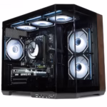 ionz Gaming PC - Ryzen 5 5500, Nvidia RTX 3050, 16GB RAM, 1TB NVMe SSD, Windows 11, 500W 80+ PSU, WiFi, Apex Ember Wood - Black