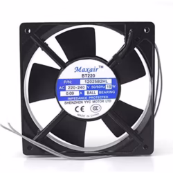 cooling fan Maxair BT/220 12025B2HL,Server Cooler Fan Maxair BT/220 12025B2HL 220V, axial fan AC cooling fan for 12cm