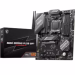 MSI B650 GAMING PLUS WIFI Motherboard, ATX - Supports AMD Ryzen 9000 / 8000 / 7000 Series Processors, AM5 - 14+2 Duet Rail VRM, DDR5 Memory Boost 6400+MHz/OC, 2 x PCIe 4.0 x16, 2 x M.2 Gen4, Wi-Fi 6E