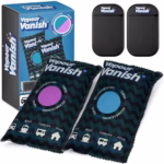 Reusable Dehumidifier Bags - Car Dehumidifier Moisture Absorber With Dashboard Anti-Slip Mats, Rechargeable Silica Gel Interior Dehumidifiers, Eliminates Foggy Windscreen - Home Wardrobe