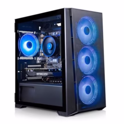 ADMI Gaming PC - AMD Ryzen 5 5500 - NVIDIA RTX 3050 6GB GDDR6-16GB 3200MHz DDR4-1TB NVMe - X= Airflow RGB (Black) - WiFi - Windows 11