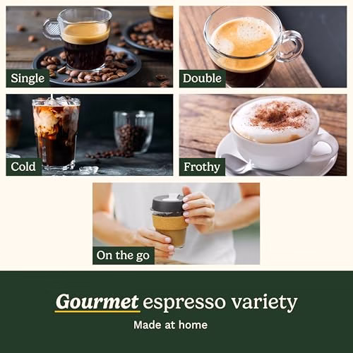 Cuisinart® Slim Espresso Machine | Espresso, Americano, Cold Brew | Integrated milk frother for Lattes and Cappuccino | 15-Bar Pressure, Bottomless Portafilter |Compact Design, Travel Mug Compatible - Image 3