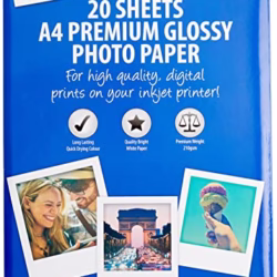 A4 Glossy Photo Paper - White