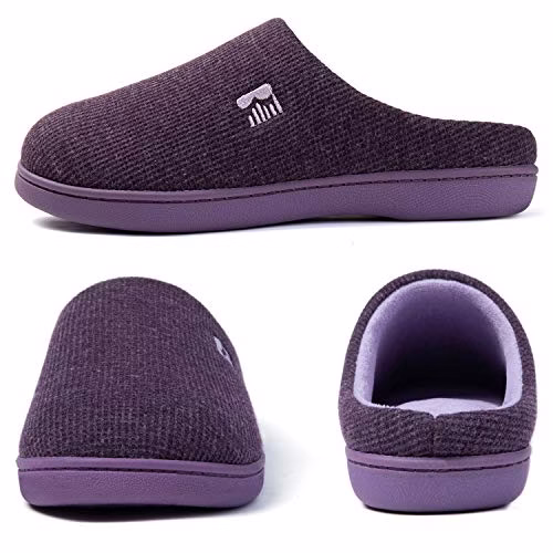 RockDove Women's Original Two-Tone Memory Foam Slipper - Image 3
