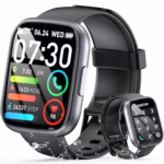 Smart Watch for Men Women, Answer/Make Calls, 1.95" HD Touch Screen Fitness Watch with Heart Rate/Sleep/Stress Monitor, 110+ Sport Modes Fitness Tracker, IP68 Waterproof Smartwatch for Android iOS