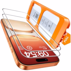TOCOL Screen Protector for iPhone 17 Pro Max, iPhone 16 Pro Max 6.9-Inch, Instant Installation, Tempered Glass HD Clear, Full Coverage Protection, Military Grade Shatterproof, Case Friendly, 2 Pack