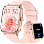 Smart Watches for Women - Answer/Make Calls, Alexa Built-in, 1.8" HD Ladies Smartwatch with Heart Rate/SpO2/Sleep Monitor, IP68 Waterproof, Fitness Watch for iPhone/Samsung/Android, 100+ Sports