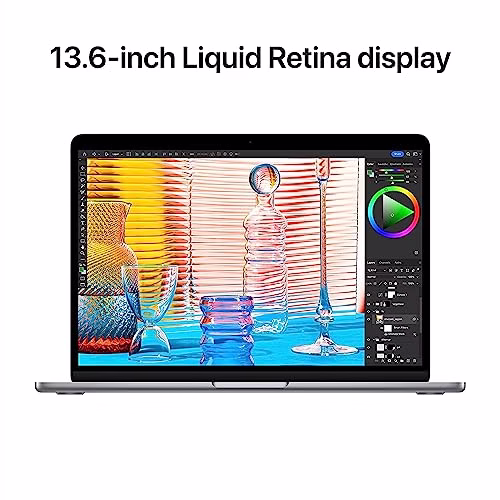 2022 Apple MacBook Air with Apple M2 chip (13.6-inch, 8GB RAM, 256GB SSD Storage) Midnight (Renewed) - Image 4