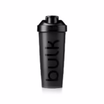 Bulk Iconic Shaker Bottle, 750ml, Gunmetal Black, Leak-Proof, BPA-Free, Wire Mixing Ball for Lump-Free Shakes, Convenient Carry Handle, Transparent Fill Level, Dishwasher Safe
