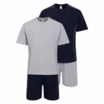 Mens 2 Pack Short Pyjamas Nightwear PJ Sets Twin Pack UK Sizes L XL XXL New