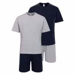Mens 2 Pack Short Pyjamas Nightwear PJ Sets Twin Pack UK Sizes L XL XXL New