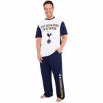Get Trend Pyjama Sets for Teens & Men, Soft Breathable PJ Sets, Crew Neck T-shirt & Men’s Trousers, Football Gifts for Him