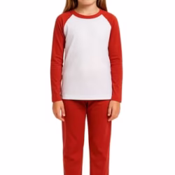 A2Z 4 Kids Girls Boys Pjs Plain Pyjamas Set Lounge Suit Top Bottom Set Comfy Loungewear Lightweight Age 2-13 Years