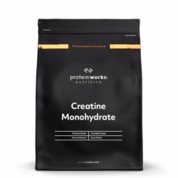 Protein Works - Creatine Monohydrate, Micronised Creatine Powder, 100% Purity, 200 Mesh Ultra Fine Creatine, Improves Performance, Strength & Power, Unflavoured, 83 Servings, 250g