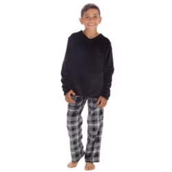 Undercover Boys Kids Super Soft Fleece Long Winter Pyjamas PJ Set Nightwear