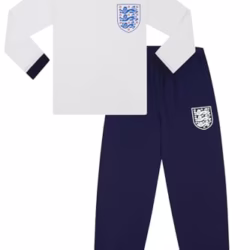 Official England Football Team Boys Long Cotton Pyjama Set