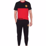 Manchester United Mens Pyjamas Long Premium Set OFFICIAL Football Gift