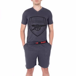Arsenal FC Mens Pyjamas Short Loungewear OFFICIAL Football Gift