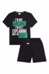 Boys I'm Not Arguing I'm Just Explaining Why I'm Right Short Cotton Pyjamas