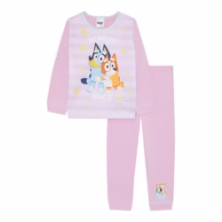 Bluey Girl’s Pyjama Nightwear Set “Bedtime Hugs”, Multicoloured, Age 18 Months - 5 Years