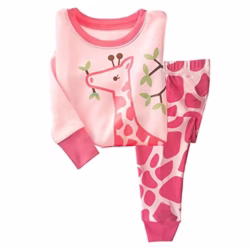 Girls Christmas Long Sleeve Cotton Pyjamas Sets Nightwear Sleepwear Xmas Gift for Kids