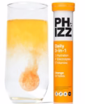 Phizz Electrolytes, Multivitamin & Hydration Tablets - 20 Effervescent Rehydration Electrolyte Tablets - 18 Vitamins & Minerals, Vitamin C, Vegan, Vegetarian & Low Calorie (Orange, 20 Count)